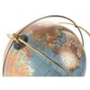 Mappamondo Decorativo In Pvc Con Base In Marmo E Metallo Dorato