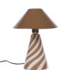 Lampada da Tavolo Cleo Caramello in Metallo