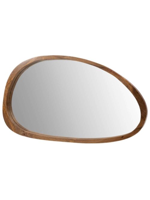 Specchio Grande in Legno di Mango Stile Rustico – 120×70