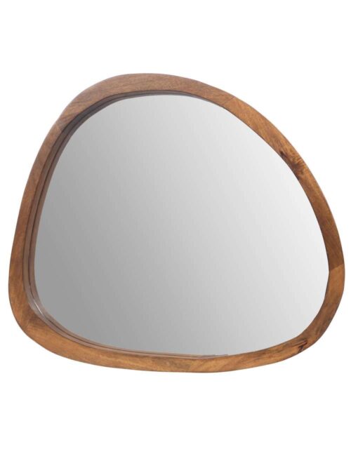 Specchio in Legno di Mango Stile Rustico – 80×70