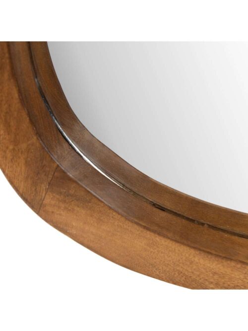 Specchio in Legno di Mango Stile Rustico – 80×70