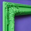 Cornice Decorativa In Legno Verde 42X42