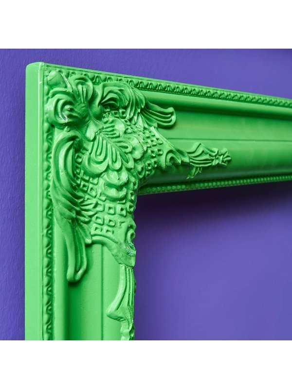 Cornice Decorativa In Legno Verde 42X42