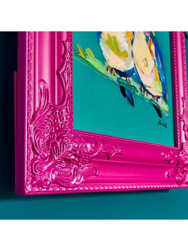 Cornice Decorativa In Legno Magenta 42X42