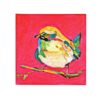 Dipinto Birdy Rosa 30X30