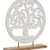Decorazione Albero Della Vita In Legno Di Mango Bianco