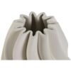 Vaso In Gres Porcellanato 3D Bianco Con Motivo A Onda