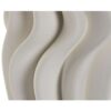 Vaso In Gres Porcellanato 3D Bianco Con Motivo A Onda