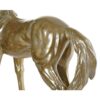 Lampada Da Tavolo Cavallo In Resina Dorato