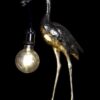 Lampada Da Tavolo Airone Dorato H48 Cm