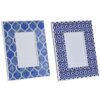 Cornice Foto 10X15 Mosaico Blu 19X24