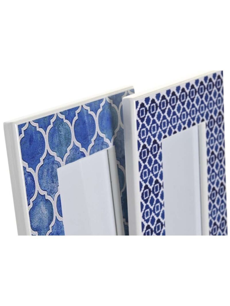 Cornice Foto 10X15 Mosaico Blu 19X24