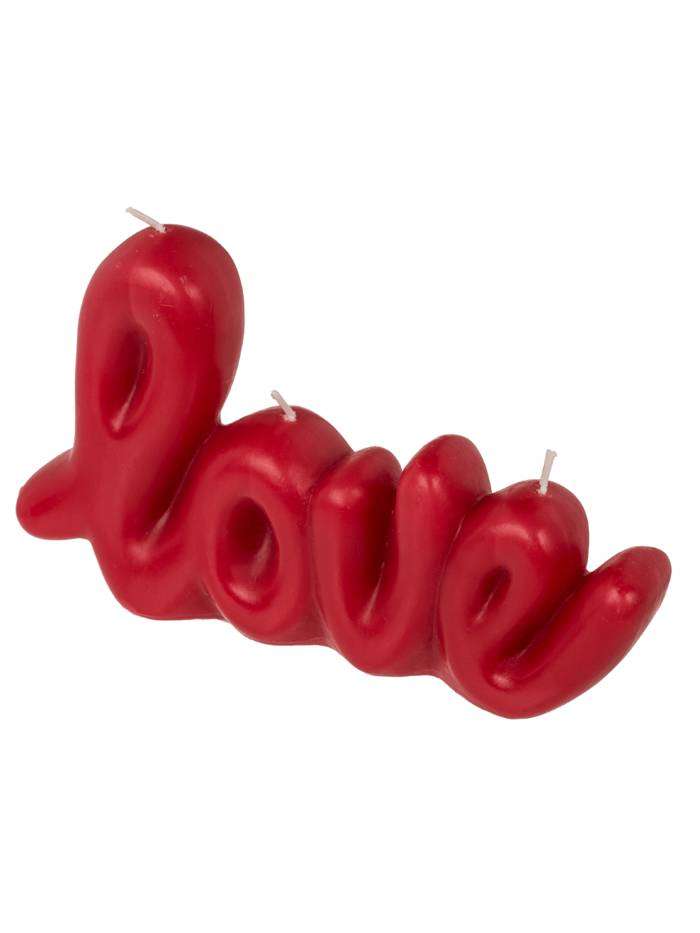 Candela Decorativa Rossa Love