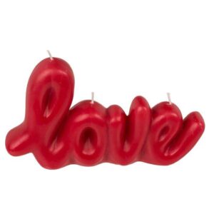 Candela Decorativa Rossa LOVE
