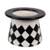 Barattolo Contenitore Coniglio Bianco Nero 20Cm