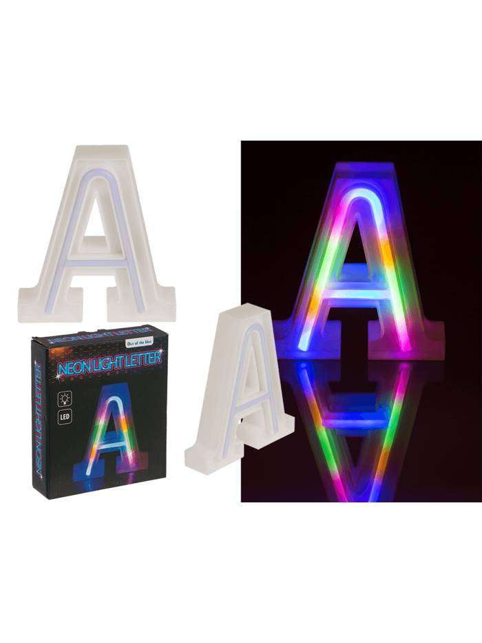 Lampada Lettera Decorativa Al Neon H 16 Cm