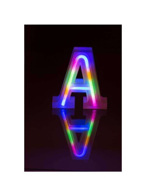 Lampada Lettera Decorativa al Neon h 16 cm