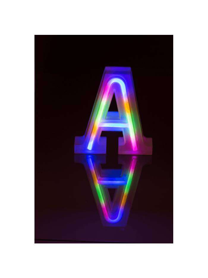 Lampada Lettera Decorativa Al Neon H 16 Cm