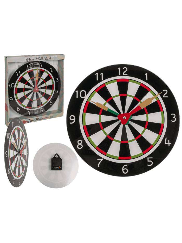 Orologio Da Parete In Vetro Dart Match