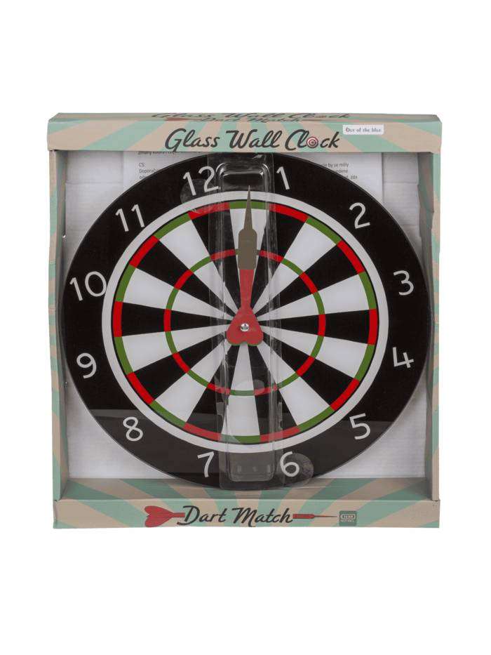 Orologio Da Parete In Vetro Dart Match