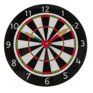 Orologio da Parete in Vetro Dart Match