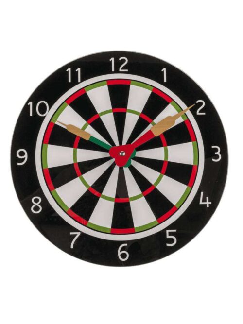 Orologio da Parete in Vetro Dart Match