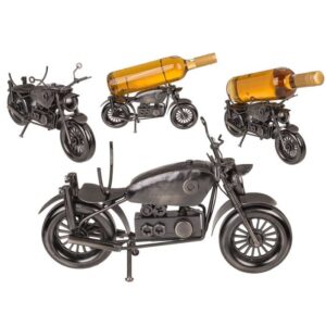 Portabottiglie in Metallo Motociclista