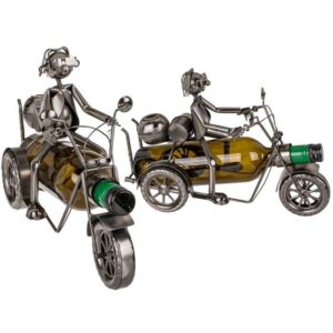 Portabottiglie Vino Nave a Vela in Metallo – 38,5x36 cm
