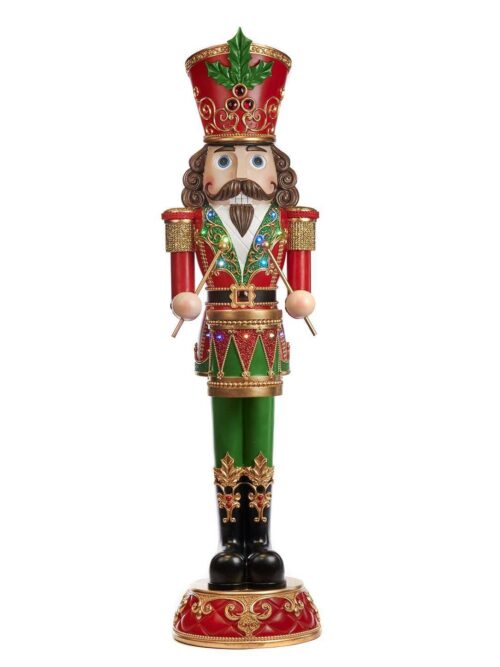 Figura Decorativa Schiaccianoci con Led 145 cm