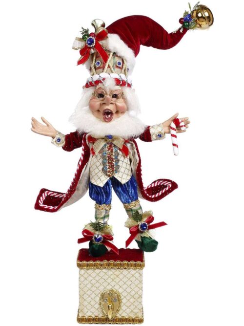 Xmas Party Elf Stocking Holder, Sostegno Natalizio per Calze con Elfo Festivo