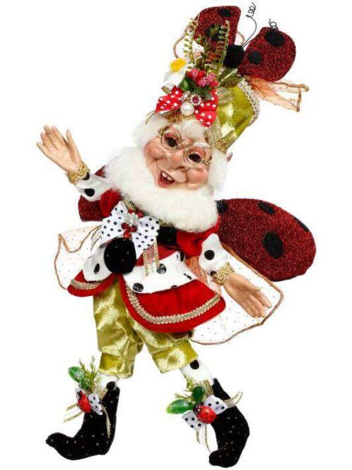 Lady Bug Elf Small Elfo Coccinella di Mark Roberts