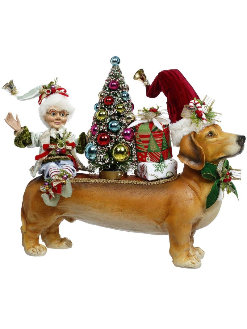 Elfo E Segugio Nothing But A Hound Dog And Elf 38 Cm