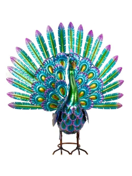 Pavone in Metallo Decorativo