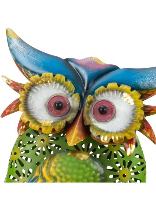 Gufo in Metallo Colorato