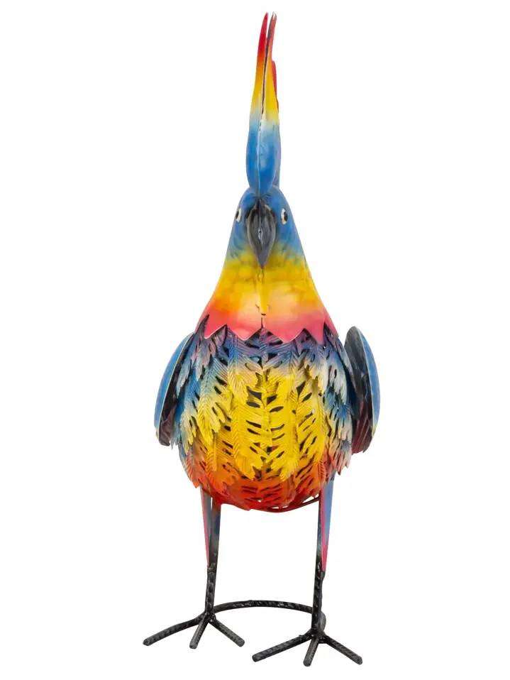 Pappagallo Cacatua In Metallo Colorato