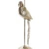 Candelabro Pappagallo In Alluminio Champagne