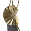 Figura In Resina Ballerina Dorata