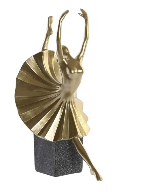 Figura in Resina Ballerina Dorata