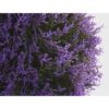 Palla Decorativa Con Foglie Verde Viola In Pvc 30X30X30 Cm