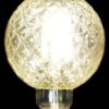 Lampadina Led Bulbo Grande In Cristallo 9,5X9,5X14 Cm