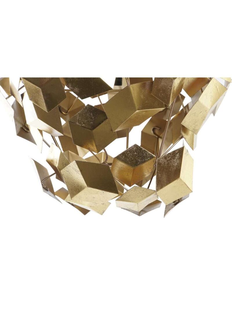 Lampadario Da Soffitto In Metallo Dorato