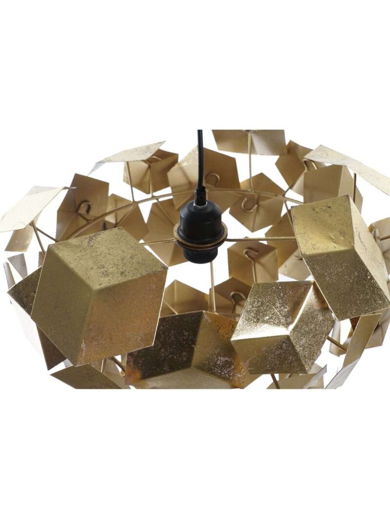 Lampadario Da Soffitto In Metallo Dorato