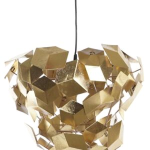 Lampadario da Soffitto in Metallo Dorato
