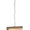 Lampadario Da Soffitto In Metallo Piegato Dorato