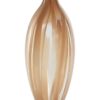 Vaso In Cristallo Color Pesca H37