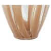 Vaso In Cristallo Color Pesca H37