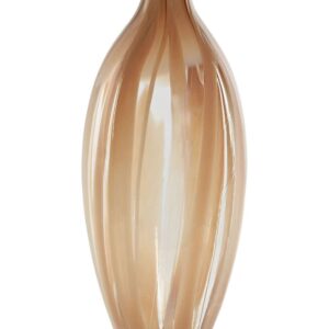 Vaso in Cristallo Color Pesca h37