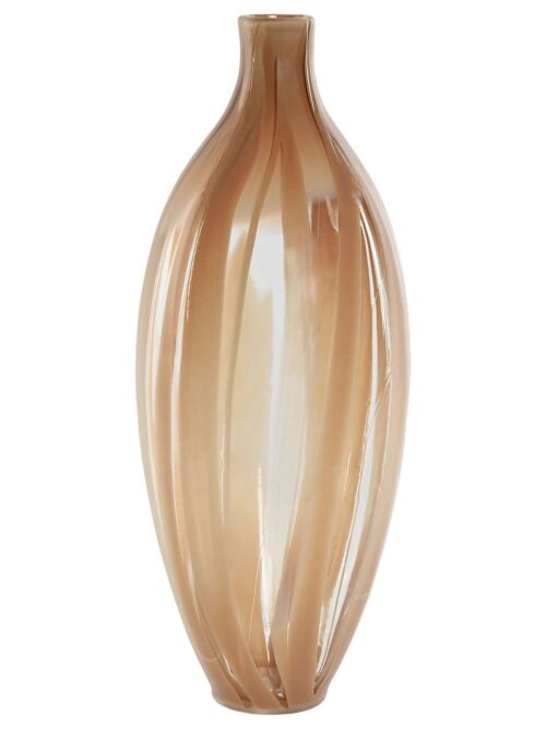 Vaso in Cristallo Color Pesca h37
