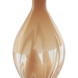 Vaso in Cristallo Color Pesca h37