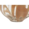 Vaso In Cristallo Color Pesca H33